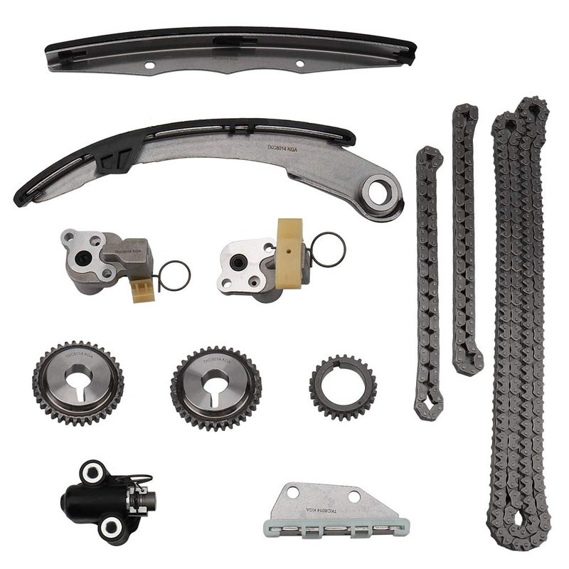 MAYASAF Engine Timing Chain Kit for NISSAN 2005-15 Xterra/2005-15 Frontier/2005-12 Pathfinder, 2012-15 NV1500/NV2500/NV3500, 2009-12 Suzuki Equator, 4.0L V6 Engine Only - Image 1